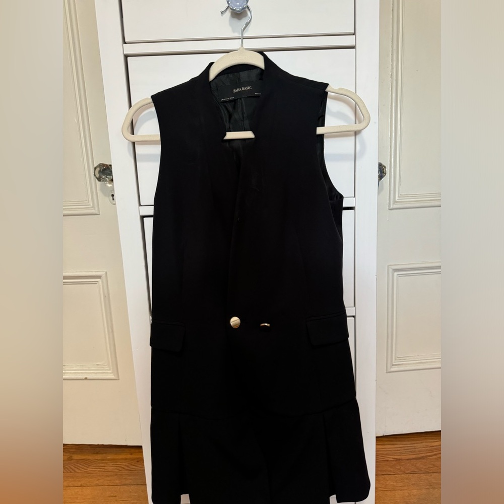 Zara Black Work Dress